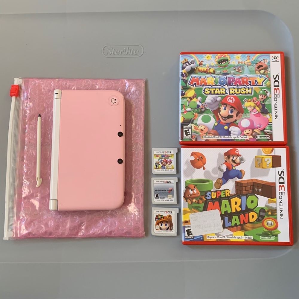 PINK NINTENDO 3DS XL